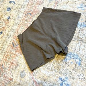 Lululemon ribbed shorts in olive